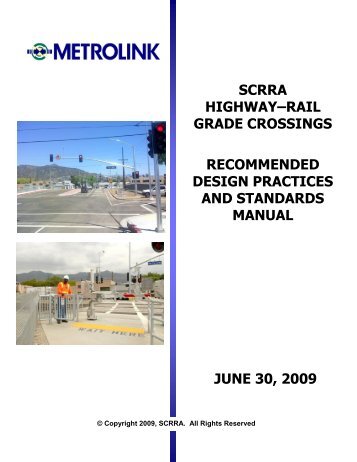 SCRRA Highway-Rail Grade Crossings Recommended ... - Metrolink