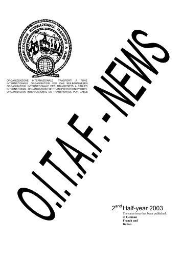 2 nd edition 2003 - OITAF