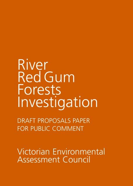 Draft Proposals Paper - Full - Victorian Environmental Assessment ...