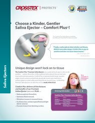 Choose a Kinder, Gentler Saliva Ejector â Comfort PlusÂ®! - Crosstex