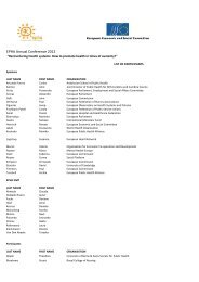 List of participants - European Public Health Alliance
