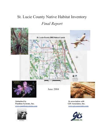 Native Habitat Inventory Final Report 2004 - St. Lucie County