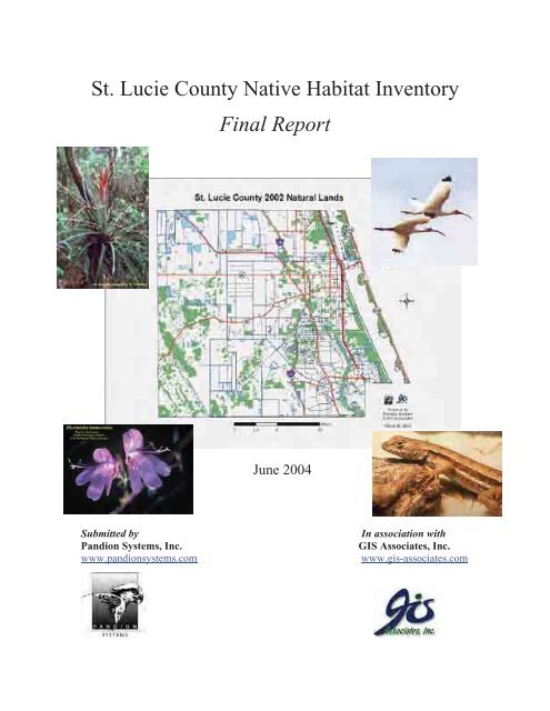 Native Habitat Inventory Final Report 2004 - St. Lucie County