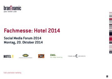 Brandnamic Social Media Forum Hotel 2014