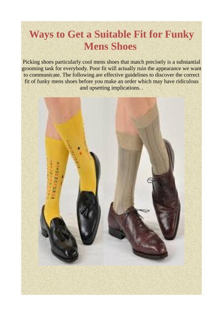 cool funky shoes