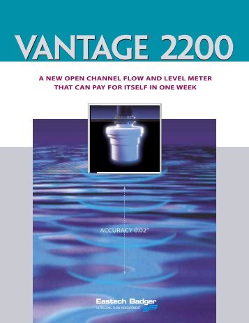 Vantage 2200 Brochure - Eastech Flow Controls