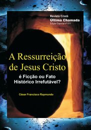 A Ressurreicao de Jesus Cristo - Revista CristÃ£ Ãltima Chamada.