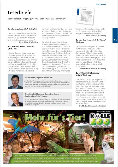 P.T. MAGAZIN 05/2010