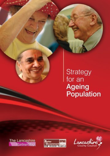 Strategy for an Ageing Population - Lancashire County Council