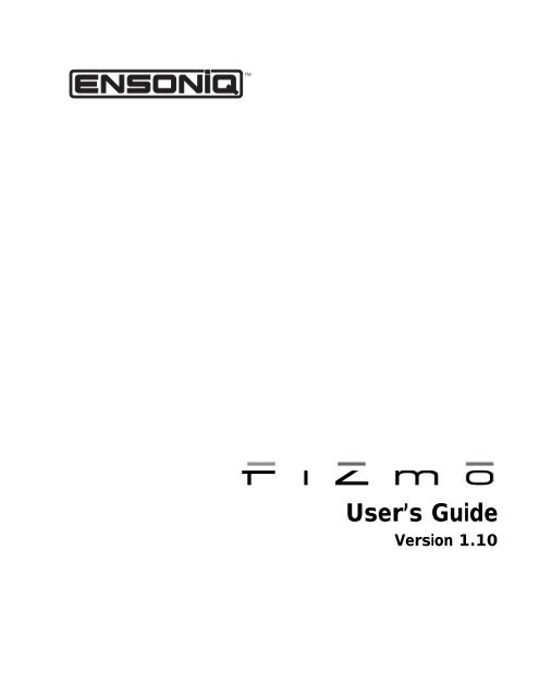 Fizmo Manual.pdf - Ugo Audio