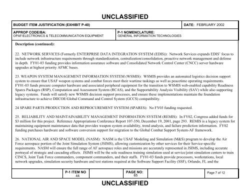 unclassified - Air Force Financial Management & Comptroller