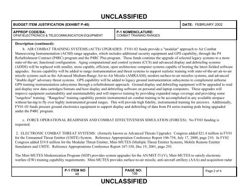 unclassified - Air Force Financial Management & Comptroller