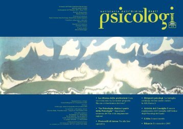 Notiziario n. 3-4/2006 - Ordine degli Psicologi del Lazio