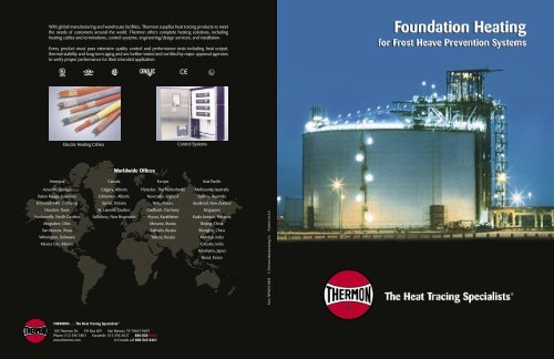 Foundation Heating Brochure - Thermon Manufacturing Company