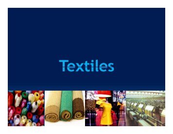 Textiles - West Bengal Industrial Development Corporation