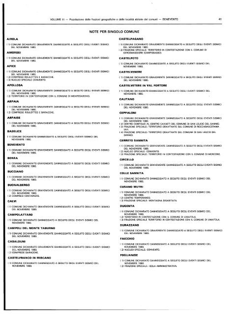 popolazione delle frazioni geografiche' e delle localitÃ  abitate ... - Istat