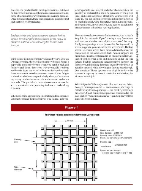 Screener troubleshooting: Diagnosing and solving screen problems