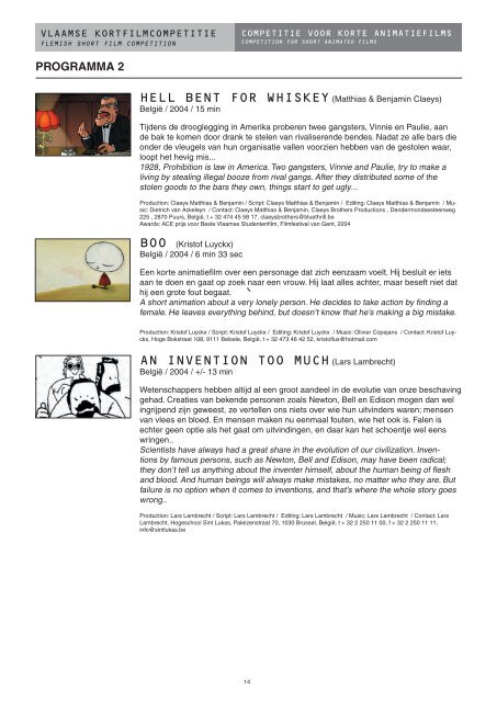 Download de catalogus (PDF, 12Mb) - Internationaal Kortfilmfestival ...