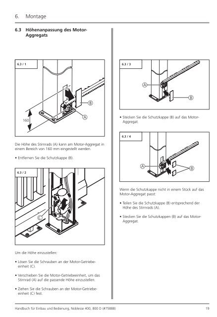 Noblesse 400, 800 - Normstahl