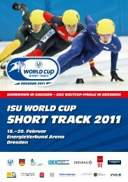 Short Track Speed Skating - Results - Sportmittelschule Dresden