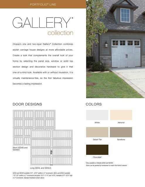 Gallery Collection pdf - Garage Door Repair