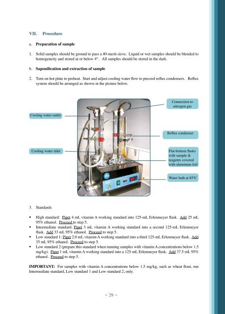 manual of methods for determining micronutrients in fortified foods