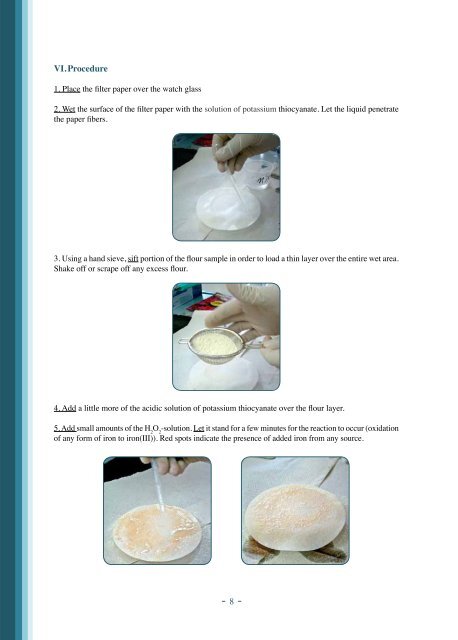 manual of methods for determining micronutrients in fortified foods