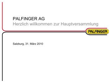 PrÃ¤sentation - PALFINGER