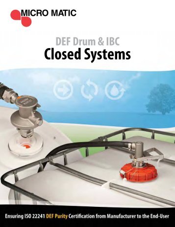 Closed Systems - Micro Matic USA