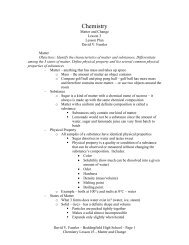 Ap Chemistry Lesson Plan Organizer