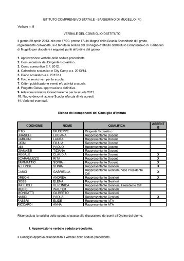 istituto comprensivo statale - barberino di mugello (fi) - barbescuola