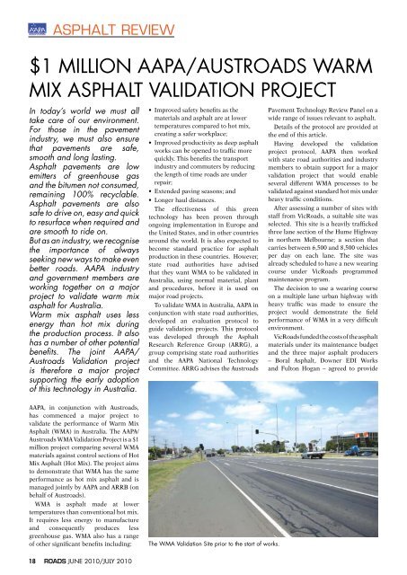 Asphalt Review - Volume 29 Number 2 (June / July 2010)