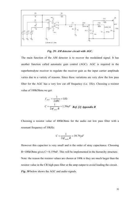 simulation of a superheterodyne receiver using pspice - School of ...