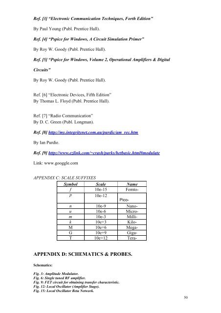 simulation of a superheterodyne receiver using pspice - School of ...