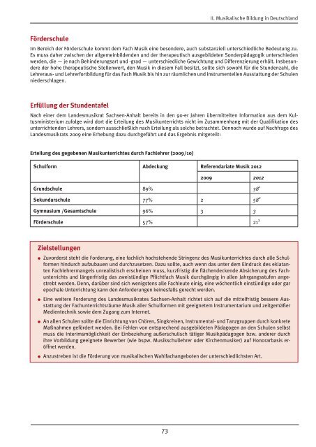 Musikalische Bildung in Deutschland - Deutscher Musikrat