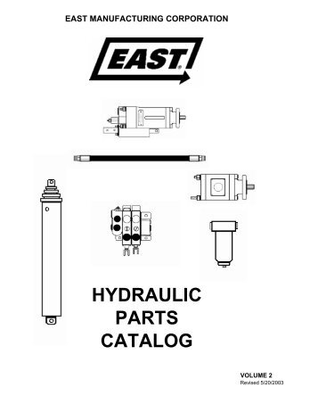 Hydraulic Parts catalog - East Manufacturing