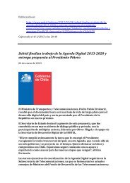 Subtel finaliza trabajo de la Agenda Digital 2013 ... - Alejandro Barros
