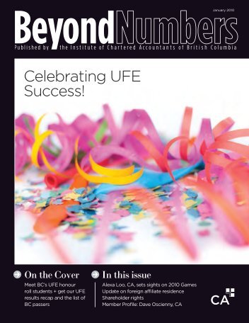 Celebrating UFE Success! - Institute of Chartered Accountants of BC