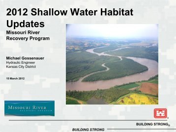 Shallow Water Habitat Construction Activities and Design Update