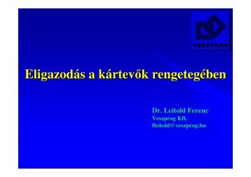 elÅadÃ¡s - Dr. Leitold Ferenc honlapja