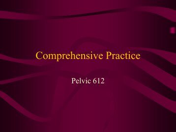Comprehensive Practice