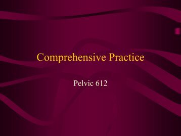 Comprehensive Practice