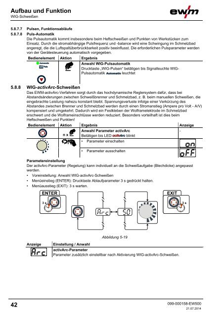 Betriebsanleitung - EWM Hightec Welding GmbH