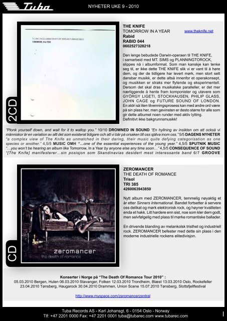 2cd Cd Tuba Records 2cd Cd Tuba Records