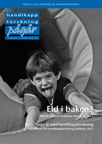 1 51159_Hfp_4_2007.pdf - Centrum fÃ¶r forskning om ...
