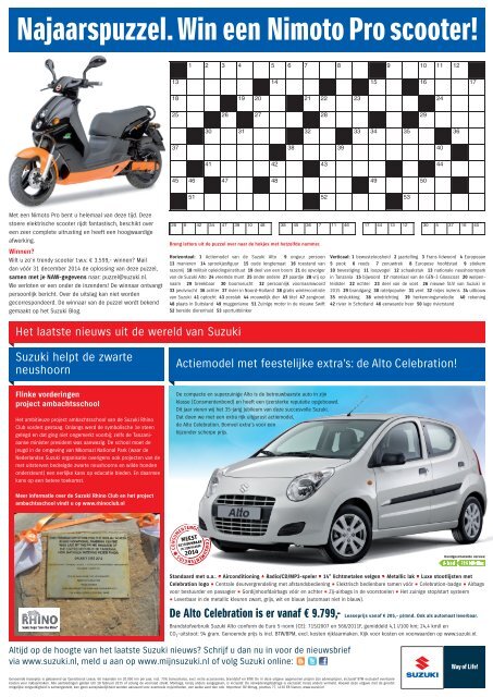 100 procent Suzuki oktober 2014