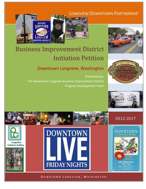 Business Improvement District Initiation Petition - City Council Agenda
