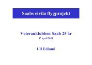 Ulf Edlund - Veteranklubben Saab