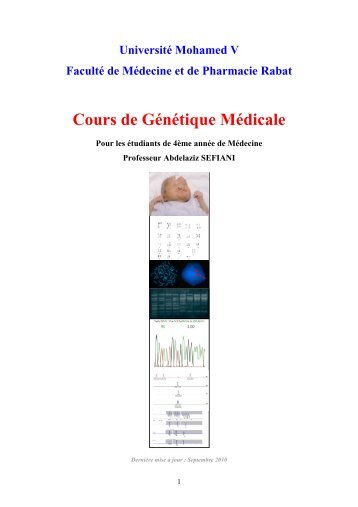 Cours de Génétique Médicale - medramo