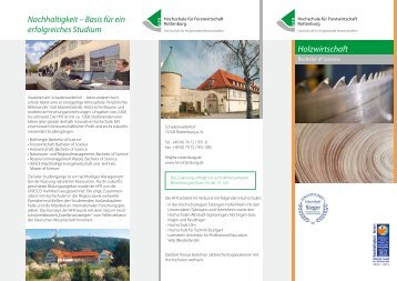 Hochschule für Forstwirtschaft Rottenburg - Holzwirtschaft
